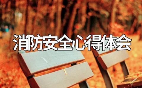 消防安全心得体会800字左右（优选15篇）