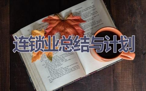 连锁业总结与计划(10篇精选范文）