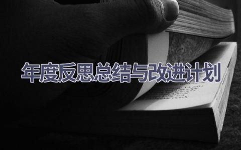 年度反思总结与改进计划(12篇精选范文）